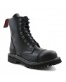 Stivaletto 8 buchi in vera pelle