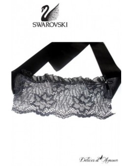 Maschera con pietre Swarovski