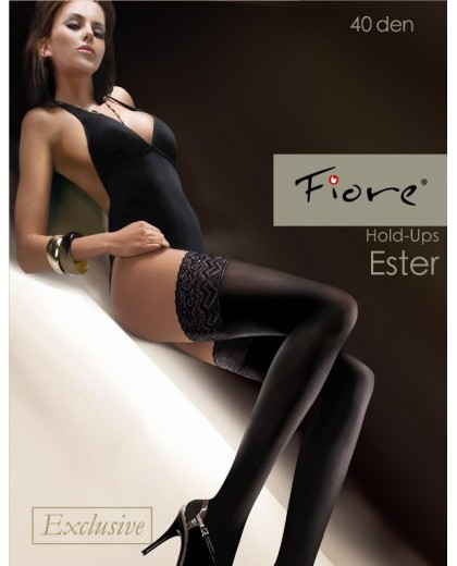 Ester, calze autoreggenti 40 den by Fiore