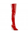 Stivale Pleaser Seduce 3010 Rosso lucido