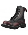 Stivaletto otto buchi bordeaux con sfumature