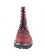 Stivali in pelle Angry Itch 8 fori Vintage Bordeaux