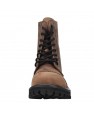 Stivali in pelle Angry Itch 8 fori marrone vintage