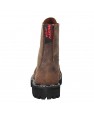 Stivali in pelle Angry Itch 8 fori marrone vintage