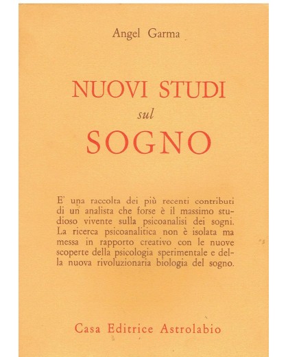 Nuovi studi sul sogno