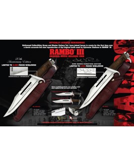 Coltello Rambo III Silvester Stallone Limited Edition 